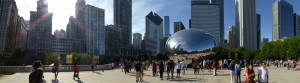 Panaromic shot of the Bean